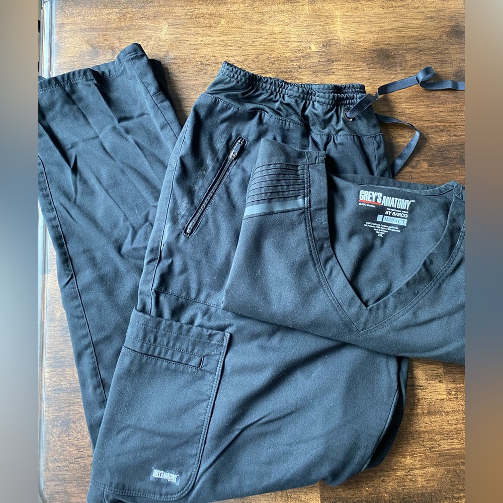 Black Grey’s Anatomy Scrub set